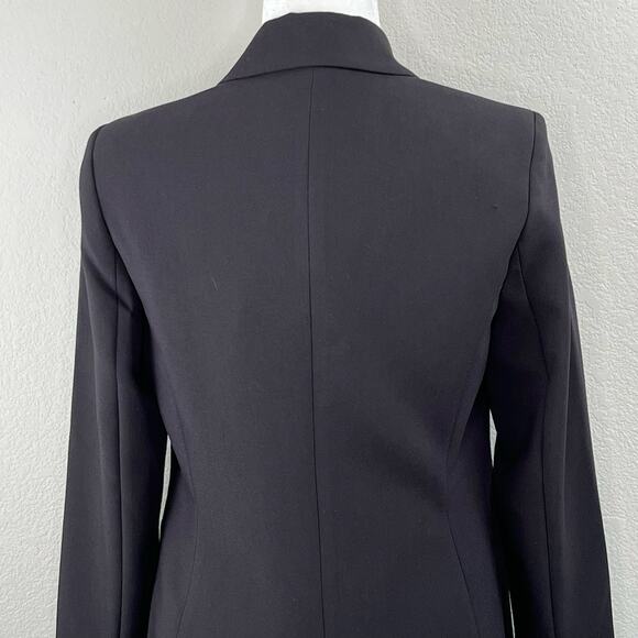 Elie Tahari Black Single Breasted One Button Peak Lapel Blazer Jacket NWT Size 4 - Picture 9 of 14